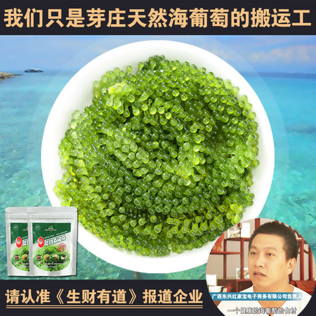 D&T越南芽庄海葡萄绿色鱼子酱料理寿司海藻100g/袋（防港）