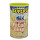 supers snacks休派爱斯 薯片 进口零食 原味 100g