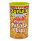 supers snacks休派爱斯 薯片 进口零食 香辣味 100g