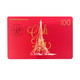 巴黎贝甜 快乐储值卡 现金卡 100型（适用于部分地区）