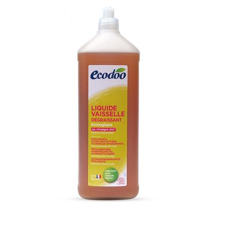 逸乐舒ecodoo 欧盟有机天然洗碗液、洗洁精 大瓶补充装1L天然有机