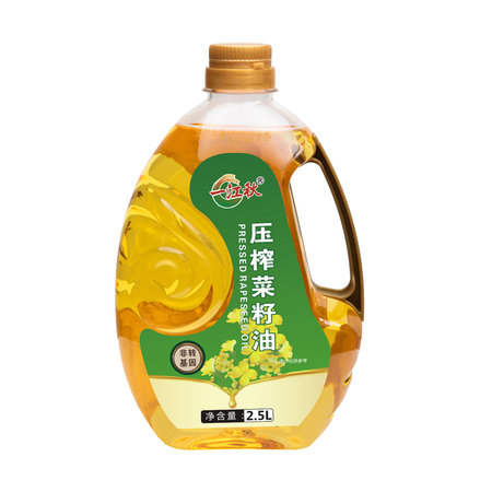 农家自产 压榨菜籽油2.5L