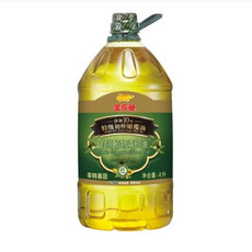 金龙鱼 食用油添加10%特级初榨橄榄食用植物调和油4L