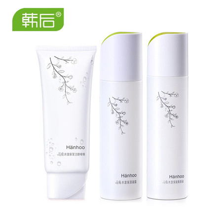 韩后 花痴水漾保湿套装（啫喱100g+保湿美容液100ml+保湿凝露100g）