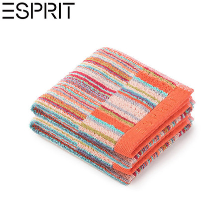 ESPRIT 纯棉柔软面巾TB16两条装 运动健身吸水吸汗 户外时尚高档毛巾图片