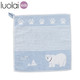 LUOLAI KIDS 罗莱儿童精梳棉北极熊方巾30*30cm KTWF122 宝宝毛巾洗脸巾