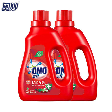 奥妙/OMO 除菌除螨洗衣液1KG*2 去除99种污渍图片