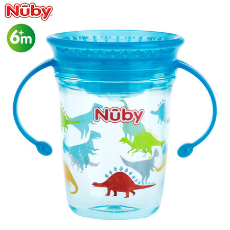 nuby 努比 儿童水杯 tritan 360魔术学饮杯 240ml图片