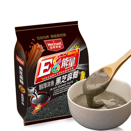 皇麦世家 E8能量醇香浓厚黑芝麻糊 630g图片