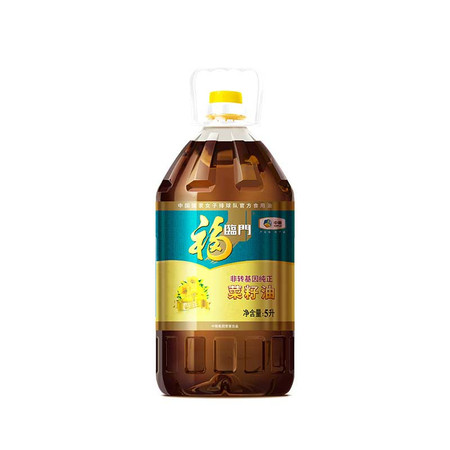 福临门 纯正菜籽油 5L