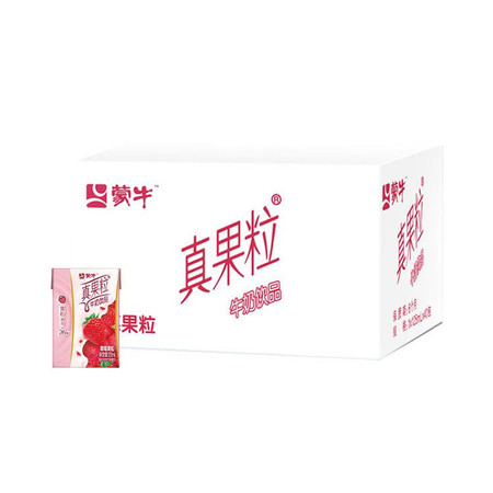 蒙牛 蒙牛 小胖丁真果粒草莓味 125ML*40包