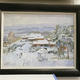俄罗斯人民画家油画《大雪》 具有收藏升值价值