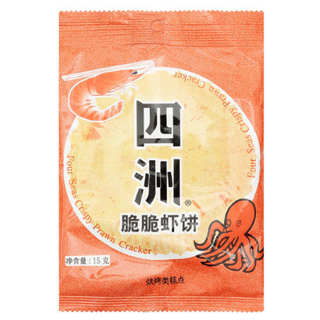 【广州馆】果蜂 四洲虾饼（小包）15g*10包