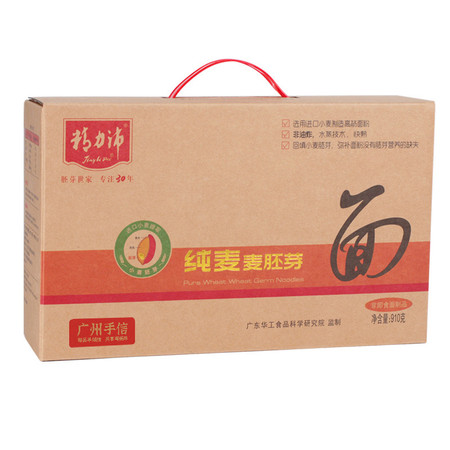 果蜂 【广州馆】精力沛牌  纯麦麦胚芽面  910g/箱图片