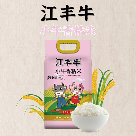 江丰牛 【广州馆】江丰小牛香粘米5kg（粉色包装）图片