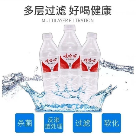 娃哈哈 【广州馆】饮用纯净水596ml  黄埔图片