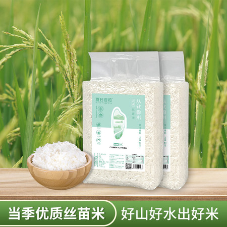 夏日香粒 【广州馆】从化丝苗米尝鲜装500g/袋图片