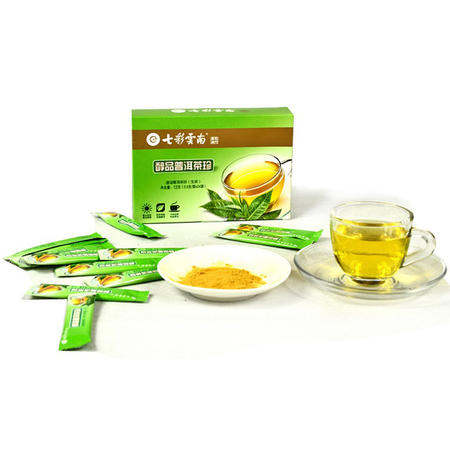 七彩云南    速溶醇品普洱茶珍茶粉（生茶） 0.5g*24袋图片