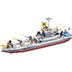 远洋巡洋舰409块乐高式塑料益智拼装积木玩具