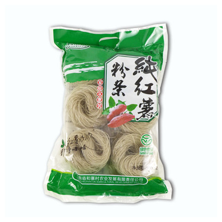 和寨村 纯红薯粉条 家庭实惠装 1KG*1袋 卷粉