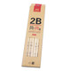 真彩简尚原品2B铅笔12支/盒 221012 三盒装（1*3）+真彩2B橡皮两块511238