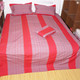 锦绣粗布定制加大四件套2.5*2.5米床单，7*7尺被罩，标准枕套一对