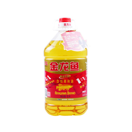 金龙鱼 黄金比例调和油5L 粮油食用油