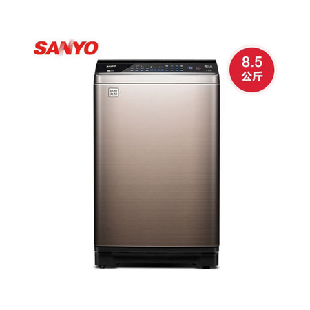 三洋帝度（SANYO）DB85399BDA 8.5公斤全自动波轮洗衣机 电解水除菌 自动断电DD变频