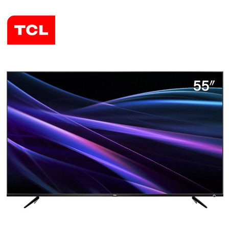 TCL 液晶电视机L55P6 55英吋 曜石黑色