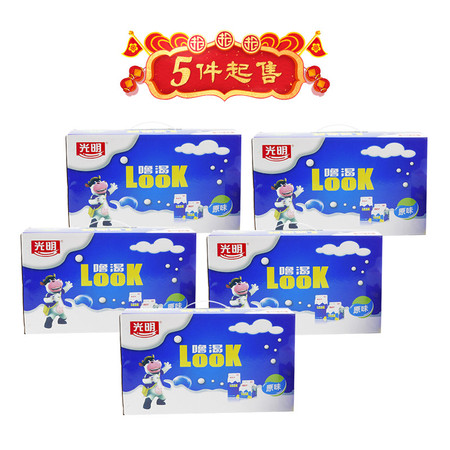 【五件起售】光明 LOOK噜渴酸奶饮品 458毫升*8盒 酸奶饮料