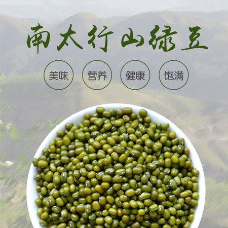 DL农家自产 南太行山绿豆400克 五谷杂粮