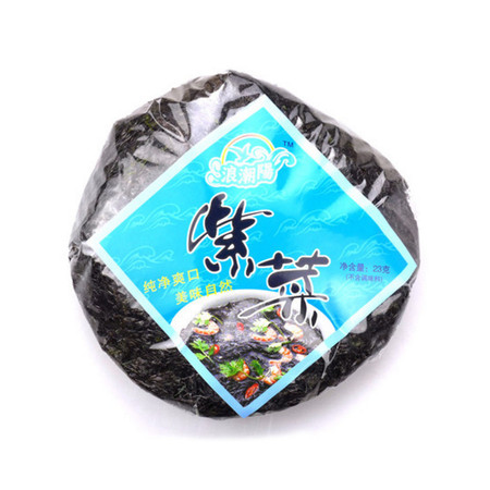 浪潮阳非即食干坛紫菜约23g  海产品海鲜干货煲汤图片