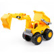 鑫行 工程车挖土车677-25 工程车挖掘机模型玩具仿真惯性挖土机汽车