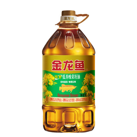 【积分兑换】金龙鱼非转基因菜籽油5L