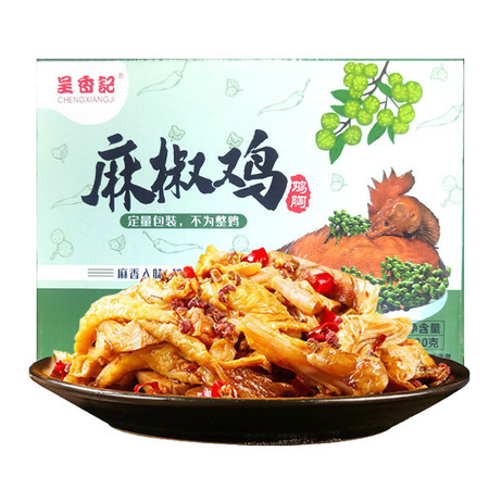 呈香记 【河南邮政】呈香记  麻椒鸡胸麻香入味地道口味300g*只/盒