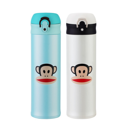 【长沙馆】大嘴猴(PAUL FRANK) 奥氏体型不锈钢 超真空保温杯 500ML