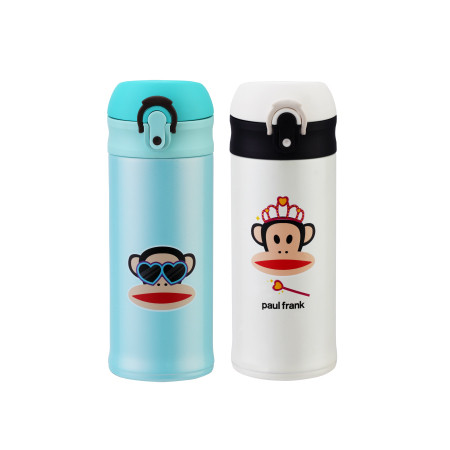 【长沙馆】大嘴猴(PAUL FRANK) 奥氏体型不锈钢 超真空保温杯 360ML