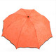 太阳伞遮阳伞 防紫外线雨伞防晒彩虹伞 橙色