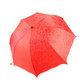 普润 太阳伞遮阳伞 防紫外线雨伞防晒彩虹伞红色