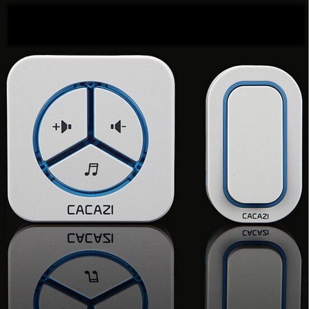 门铃 无线交流数码远距离遥控 门铃无线家用 白色图片
