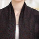 R秋冬新款围巾领女式毛衣外套 韩版修身长袖针织中长款开衫