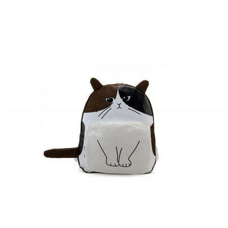 T2017新款猫咪双肩 包卡通可爱印花帆布双肩包学生书包