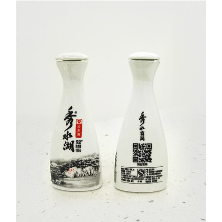 千岛湖特产 秀水湖52%Vol  100ml 雪景瓶