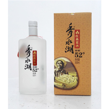 千岛湖特产 秀水湖52%Vol  500ml 红高粱酒 精酿