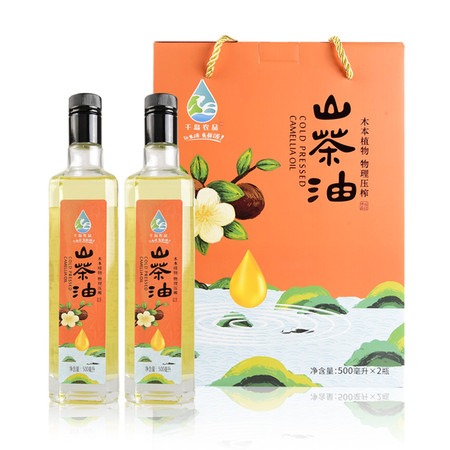 【千岛农品】山茶油礼盒 500ml*2瓶图片