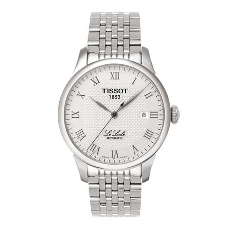 天梭(TISSOT)手表 力洛克系列钢带机械情侣表男表T41.1.483.33