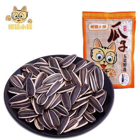 原味眼镜小猫瓜子165g/袋图片