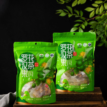 绿之源 永福罗汉果茶（桂花味、菊花味）65g