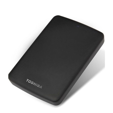 东芝移动硬盘1t USB3.0高速 新黑甲虫1tb 可加密正品 2.5英寸黑色