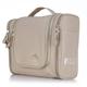 WEEKENDER 旅行洗漱包 男士女防水化妆包旅游用品套装收纳包袋 米白色XS001-93